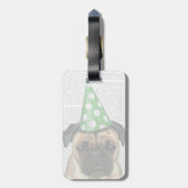 PARTY MOPS 2 GEPÄCKANHÄNGER (Rückseite vertikal)