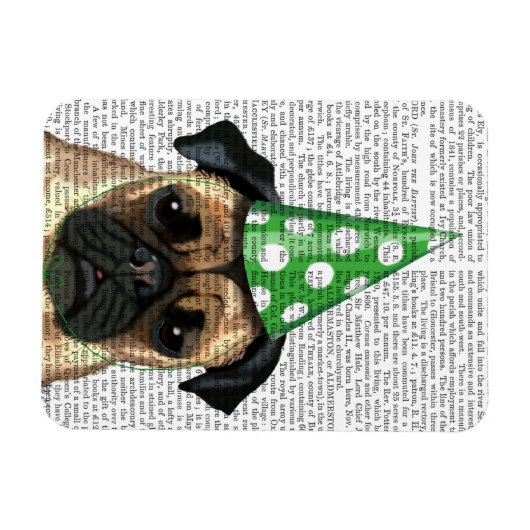 PARTY MOPS 2 MAGNET (Horizontal)