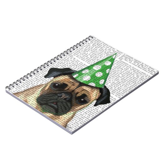 PARTY MOPS 2 NOTIZBLOCK (Linke Seite)