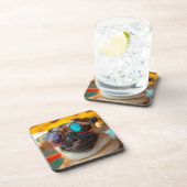 Party-Mops Getränkeuntersetzer (Rechte Seite)