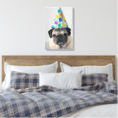 Party Mops Leinwanddruck (Insitu (Schlafzimmer))