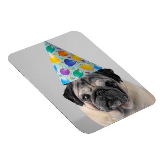 Party Mops Magnet (Rechte Seite)