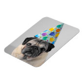 Party Mops Magnet (Linke Seite)