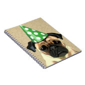 Party Mops Notizblock (Rechte Seite)