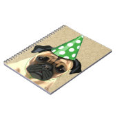 Party Mops Notizblock (Linke Seite)