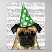 Party Mops Poster (Vorne)