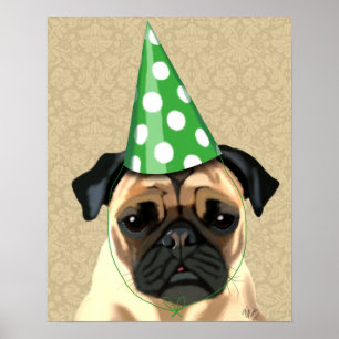 Party Mops Poster