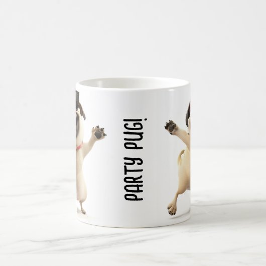 Party Mops Tasse (Mittel)