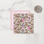 Party-Möpsen Mitteilungskarte (Vorderseite/Rückseite Beispiel)