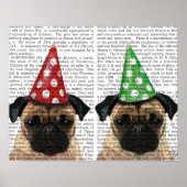 Party Möpsen Pair Poster (Vorne)