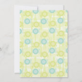 Party-Muster Einladung (Rückseite)