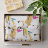 Party-Muster für Baulastwagen Seidenpapier (Geschenk)