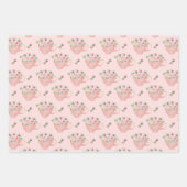 Party-Muster für Wasserfarben Geschenkpapier Set (Vorderseite)