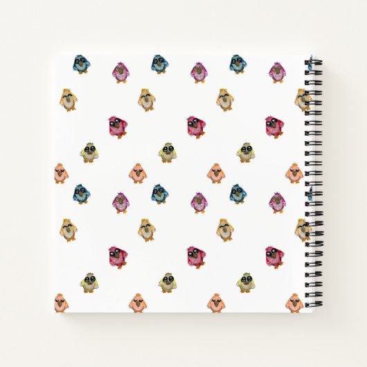 Party - Muster Notizbuch (Rückseite)