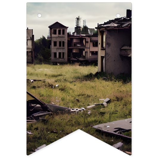 Party nach der Apokalypse Wimpelkette (Zweite Fahne)