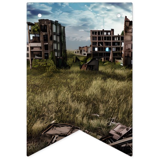 Party nach der Apokalypse Wimpelkette (Erste Fahne)