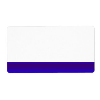 Party-Name-Tag-Label blau