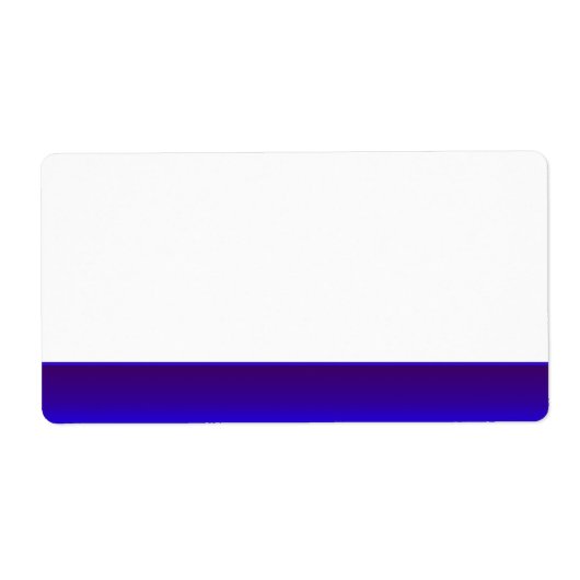 Party-Name-Tag-Label blau (Vorne)