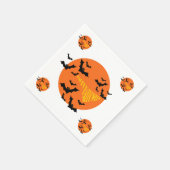 party napkin for halloween serviette (Ecke)