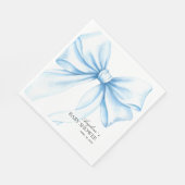 Party Napkins for baby shower with adorable bow. Serviette (Ecke)