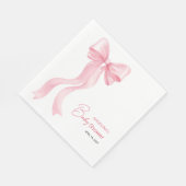 Party Napkins für Babydusche mit bezauberndem Boge Serviette (Ecke)