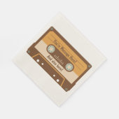 Party Napkins für benutzerdefinierte Nachrichtenka Serviette (Ecke)