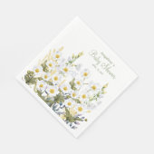 Party Napkins für die Babydusche mit bezauberndem  Serviette (Ecke)