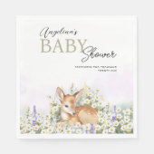 Party Napkins für die Babydusche mit bezauberndem  Serviette (Vorderseite)