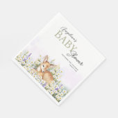 Party Napkins für die Babydusche mit bezauberndem  Serviette (Ecke)