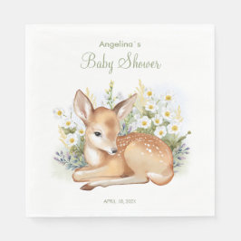 Party Napkins für die Babydusche mit bezauberndem  Serviette