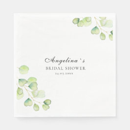 Party Napkins für ein Brautparty. Serviette