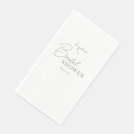 Party Napkins für ein pastellfarbenes Brautparty. Serviette