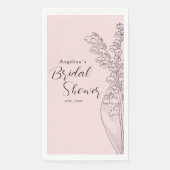 Party Napkins für eine Brautdusche. Serviette (Vorderseite)