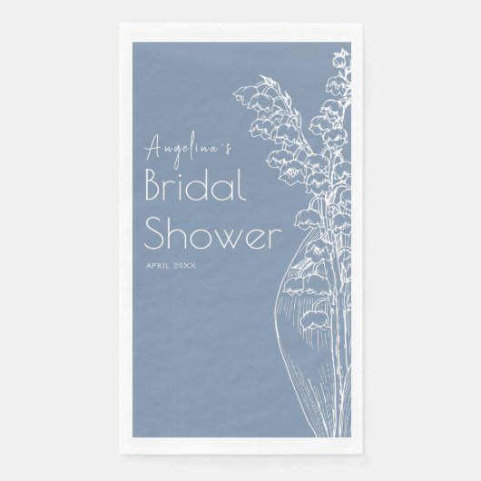 Party Napkins für eine Brautdusche. Serviette (Vorderseite)