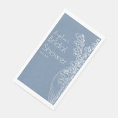 Party Napkins für eine Brautdusche. Serviette (Ecke)