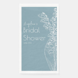 Party Napkins für eine Brautdusche. Serviette