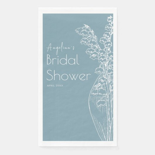 Party Napkins für eine Brautdusche. Serviette (Vorderseite)