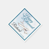 Party Napkins mit Flugzeugdesign 3 Serviette (Ecke)