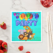 Party Napkins mit Tieren Serviette (Beispiel)