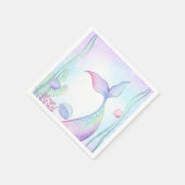 Party Napkins Nautical Themed Birthday Party. Serviette (Ecke)