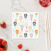 Party Napkins Nautical Themed Birthday Party. Serviette (Beispiel)