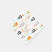 Party Napkins Nautical Themed Birthday Party. Serviette (Ecke)