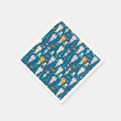 Party Napkins Nautical Themed Birthday Party. Serviette (Ecke)