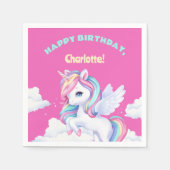 Party Napkins to a magical birthday party. Serviette (Vorderseite)