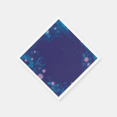 Party Napkins Water Polo - Rosa Serviette (Ecke)