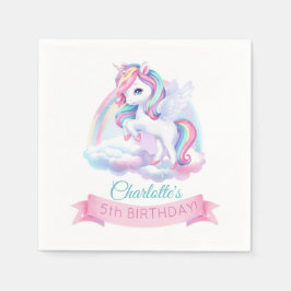 Party Napkins zu einer magischen Geburtstagsparty. Serviette