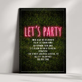 Party Neon Boxwood Generic All Purpose Einladung
