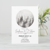 Party neues Haus in den Bergen Einladung (Stehend Vorderseite)