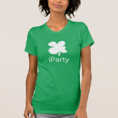 Party niedlich-grünes Glück am St. Patrick's Day T-Shirt (Vorderseite)