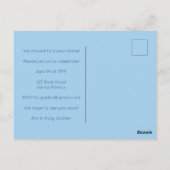 Party Niedlich Wohnzimmer Sofa Postkarte (Rückseite)